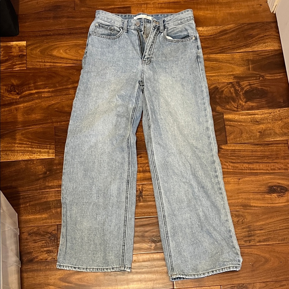 Altar'd State Light Blue Wide Leg Jeans